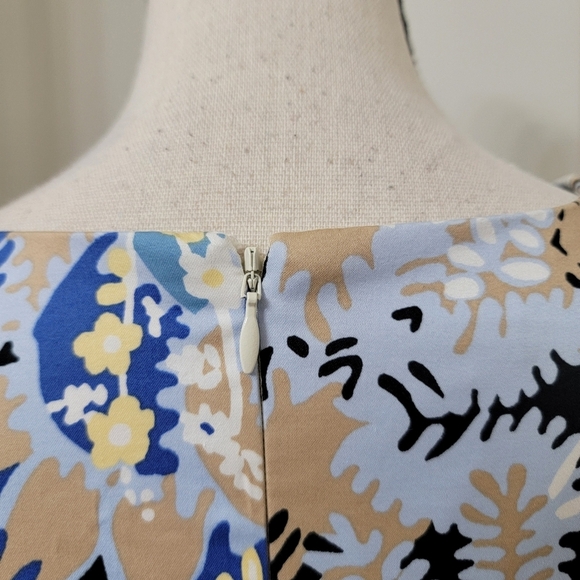 Talbots Size 10 Botanical Garden Sheath Dress.  Excellent, Like New Condition - Picture 8 of 16